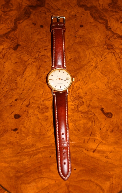 Gold Omega Seamaster Deville